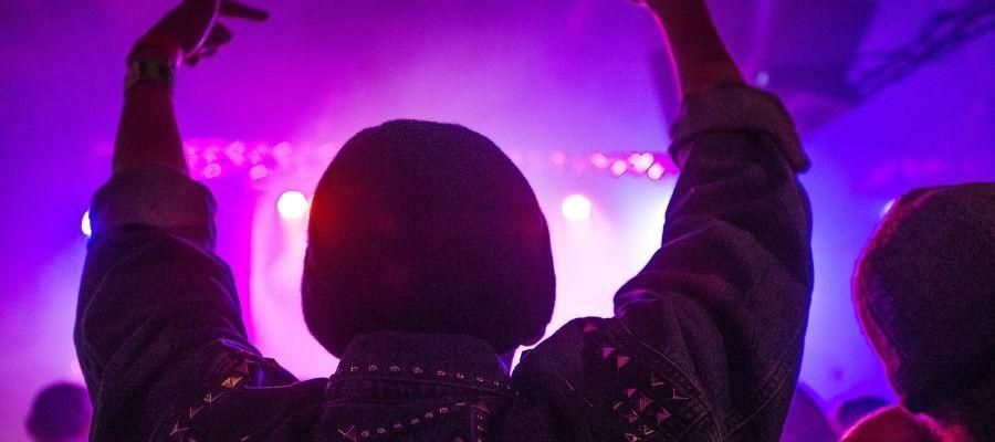 Man at a festival