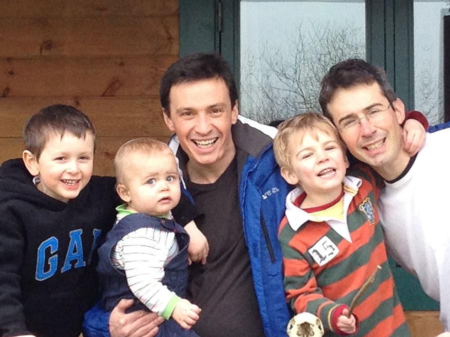 Mark Rowland (CEO of MHF) with family