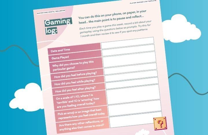 Image of the gaming log, which is part of our Mind Gaming research