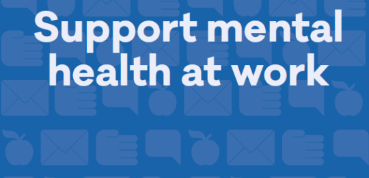 How to support MH at work publication cover