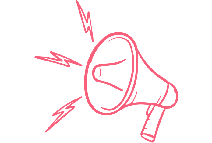 Megaphone graphic