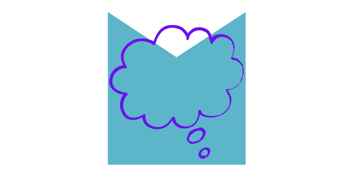 Thought bubble graphic
